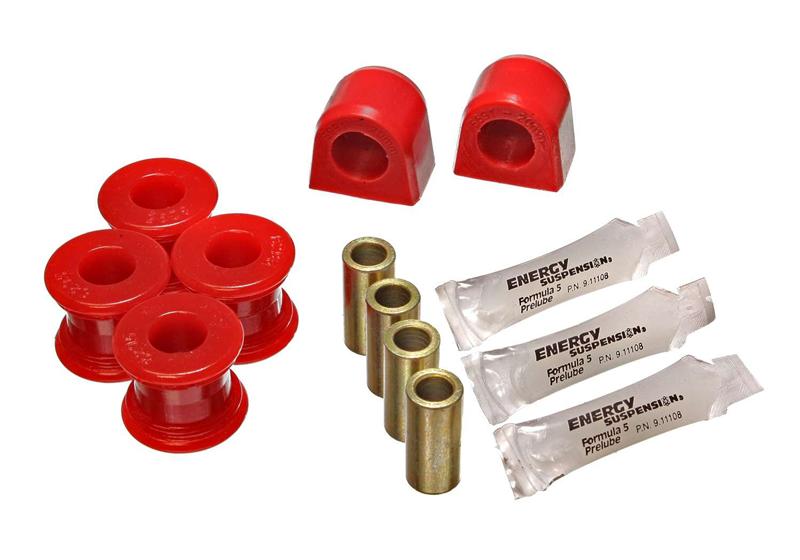 Subaru Impreza Sway Bar Bushing Set - Rear - Energy Suspension - Performance Polyurethane - Red - `02-`06